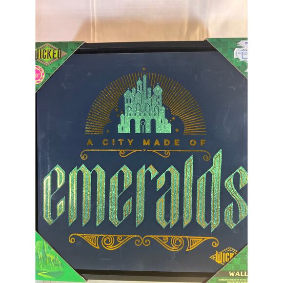 NEW Wicked City of Emerald Canvas Wall Art - Picture 8 of 9